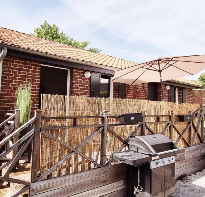 Studio indépendant avec terrasse vue jardin Beauchamps  Esterno foto